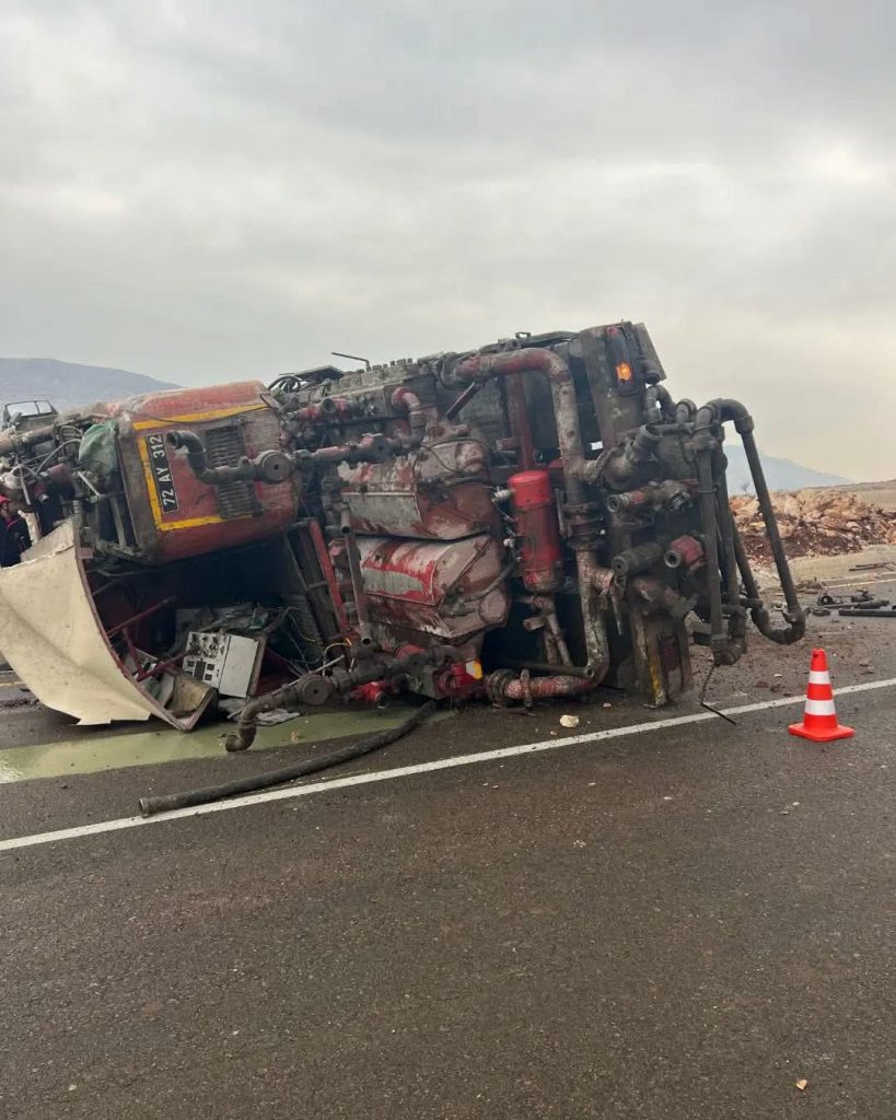 Şırnak TPAO Ya Ait Araç Kaza Yaptı